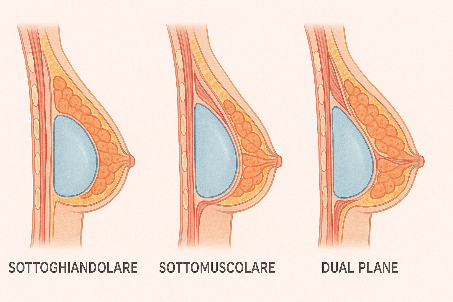 mastoplastica posizionamento protesi